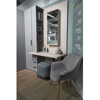Туалетный столик с зеркалом Шатура Rimini H1G-01.FB/FC 488286 (тумба слева, серый/туя)