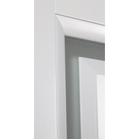 Межкомнатная дверь Belwooddoors Аурум 2 90 см (стекло сатин, эмаль светло-серый)