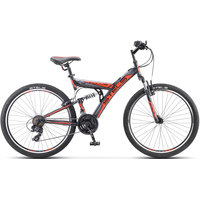 Велосипед Stels Focus V 18-sp 26 V030 2023 (черный/красный)