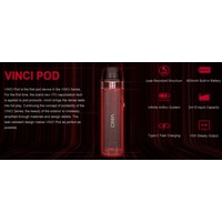 Стартовый набор VooPoo Vinci Pod (2 мл, aurora red)