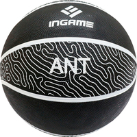 Баскетбольный мяч Ingame Ant (7 размер, черный/белый)