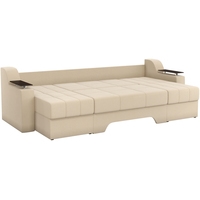 П-образный диван Mebelico Сенатор 59363 (рогожка, бежевый)