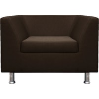 Интерьерное кресло Brioli Дедрик (рогожка, J5 коричневый)