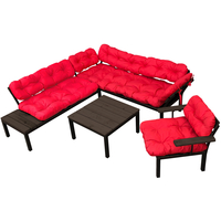 Набор садовой мебели M-Group Дачный 12180606 (красная подушка)