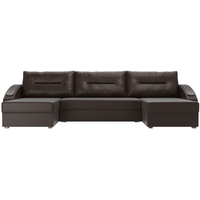 П-образный диван Лига диванов Канзас 101205 (коричневый)