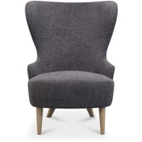 Интерьерное кресло Tom Dixon Wingback Micro Chair NA Fabric B (темно-серый/коричневый) в Гомеле