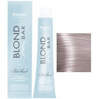 Крем-краска для волос Kapous Professional Blond Bar с экстрактом жемчуга BB 012 ледяной жасмин