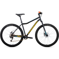 Велосипед Forward Sporting 29 X D р.21 2022 (черный/золотистый)