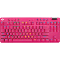 Клавиатура Logitech Pro X TKL Logitech GX Brown Tactile 920-012154 (розовый, нет кириллицы)