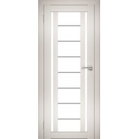 Межкомнатная дверь Юни Амати 11 40x200 (эшвайт/матовое стекло) в Бобруйске