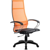 Кресло Metta SK-1-BK Комплект 7, Pl тр/сечен (пластиковые ролики, оранжевый)