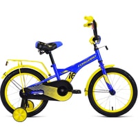 Детский велосипед Forward Crocky 16 2022 (синий/желтый)