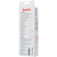 Сетевой фильтр Buro 500SH-1.8-SW-B