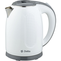 Электрический чайник Delta DL-1019 (белый/серый)