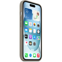 Чехол для телефона Apple MagSafe Silicone Case для iPhone 15 (глина)