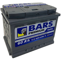 Автомобильный аккумулятор BARS Premium 60 R+ (60 А·ч)