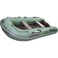 Моторно-гребная лодка Муссон 2900 С (зеленый)