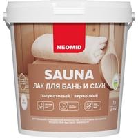 Лак Neomid Sauna акриловый для бань и саун 1 л