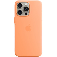 Чехол для телефона Apple MagSafe Silicone Case для iPhone 15 Pro Max (апельсиновый сорбет)