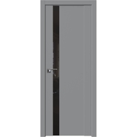Межкомнатная дверь ProfilDoors 62U R 60x200 (манхэттен, стекло черный лак)