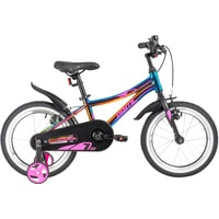 Детский велосипед Novatrack Prime New 16 2020 167APRIME1V.GVL20 (хамелеон синий/фиолетовый)