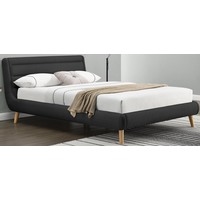 Кровать Halmar Elanda 140x200 (темно-серый)