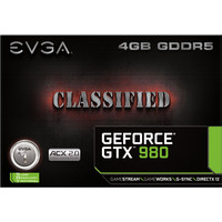 Видеокарта EVGA GeForce GTX 980 Classified 4GB GDDR5 (04G-P4-3988-KR)