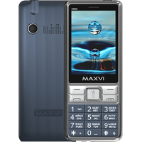Кнопочный телефон Maxvi X900i (маренго)