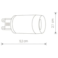 Светодиодная лампочка Nowodvorski Led Lens G9 3 Вт 3000 К 9173