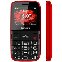 Кнопочный телефон TeXet TM-B227 (красный)