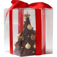 Подарочный набор La Truffe Елочка из молочного шоколада с шариками