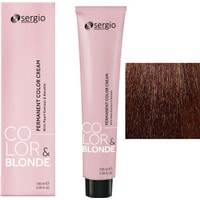 Крем-краска для волос Sergio Professional Color&Blonde 7.33 средне-русый золотистый интенсивный