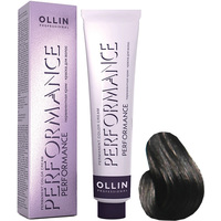 Крем-краска для волос Ollin Professional Performance 5/09 светлый шатен прозрачно-зеленый