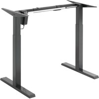 Стол для работы стоя ErgoSmart Electric Desk Compact (дуб натуральный/черный)