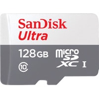 Карта памяти SanDisk Ultra microSDXC SDSQUNR-128G-GN3MA 128GB (с адаптером)