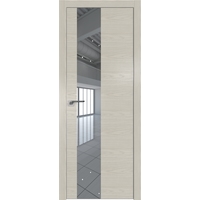 Межкомнатная дверь ProfilDoors 5NK 60x200 (дуб sky беленый, стекло зеркальное, кромка матовая)