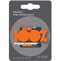 Батарейка PeakPower Alkaline LR03/PP24A-2U4 4BP