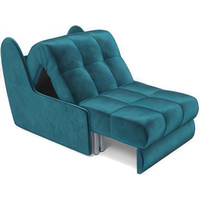 Кресло-кровать Мебель-АРС Барон №2 (бархат, сине-зеленый Star Velvet 43 Black Green)