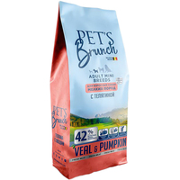 Сухой корм для собак Pet's Brunch для взрослых собак средних пород с телятиной 1 кг