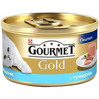 Консервированный корм для кошек Gourmet Gold с тунцом 0.085 кг