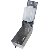 Дозатор для жидкого мыла Ksitex ASD-800S (глянцевый стальной)