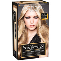 Крем-краска для волос L'Oreal Recital Preference 8.1 Копенгаген Светло-русый пепельный