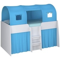 Кровать-чердак Polini Kids Simple 4100 (белый)