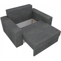 Кресло-кровать Mebelico Мэдисон 14 106133 (рогожка, серый/серый/коричневый)