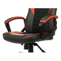 Кресло Zombie Game 16 (черный/красный)