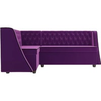 Угловой диван Лига диванов Лофт 104596 (левый, фиолетовый)