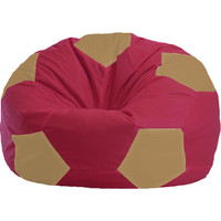 Кресло-мешок Flagman Мяч М1.1-301 (бордовый/бежевый темный)