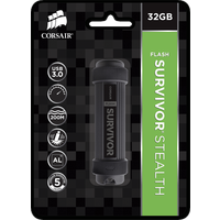 USB Flash Corsair Flash Survivor Stealth 32GB USB 3.0 [CMFSS3B-32GB]
