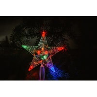 3D-фигура Огоньки Звезда на елку большая 050 (красный, разноцветный)