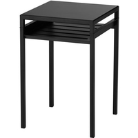 Журнальный столик Ikea Нибода (черный/бежевый) 003.479.30